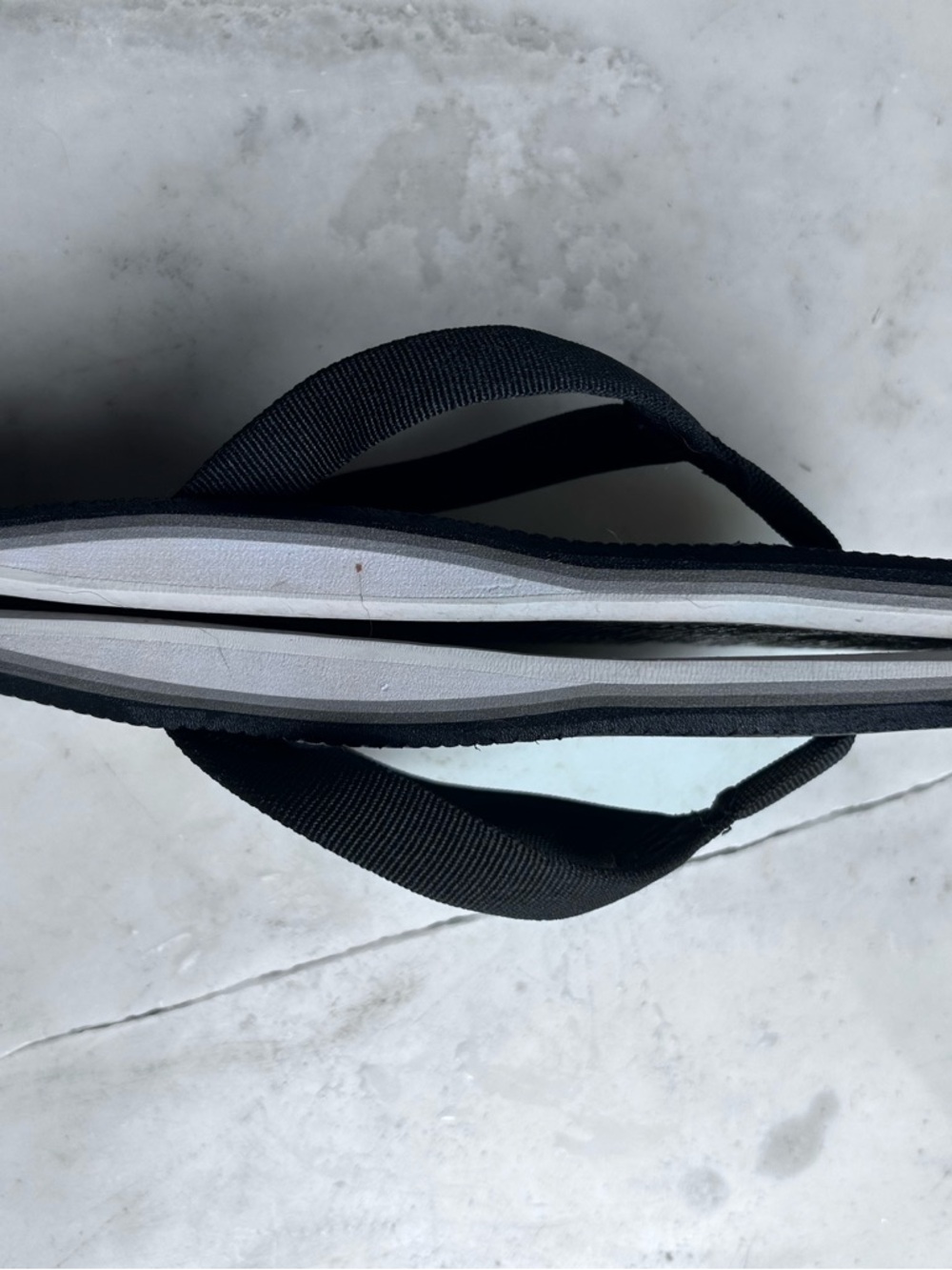 Hari Mari Black Textured Strap Flip Flops - Picture 6 of 7